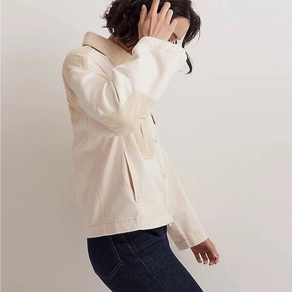 Madewell Chino Boxy Shirt-Jacket New Size S Small - Picture 2 of 10